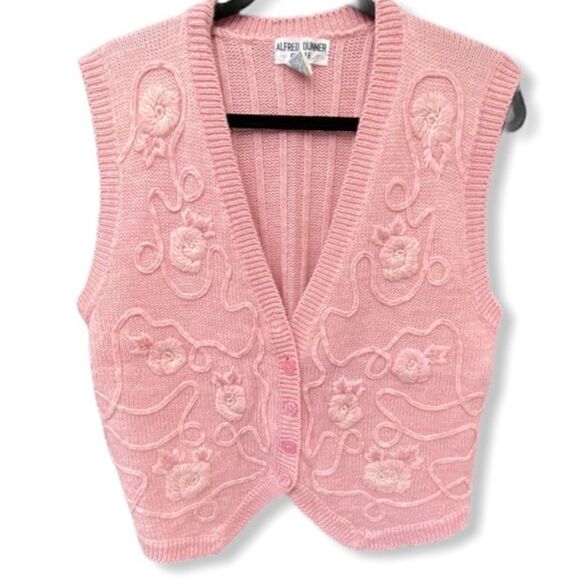 Vintage‎ Alfred Dunner Petite Sweater Vest - Picture 1 of 7